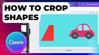 How To Crop Shapes On Canva  BEST Way [upl. by Anivid]