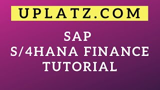 SAP S4HANA Finance Tutorial  SAP S4HANA Training amp Certification  SAP S4HANA Course  Uplatz [upl. by Howlan]