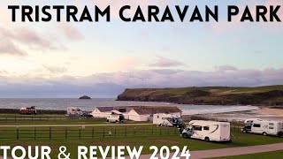 Tristram Caravan Park Polzeath  Tour amp Review 2024 [upl. by Oderfodog]