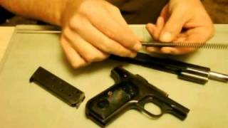 Colt 1903 Model M 32 1st Variation field strip procedure [upl. by Leugim]