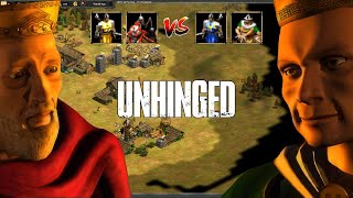 Im uploading every game of AOE2 I play until I die in 4K  418 Unhinged [upl. by Ecneitap]