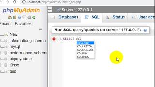 How to Show the Collation of your Connection in PHPmyAdmin [upl. by Nedle]