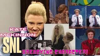 Best of Kate McKinnon Breaking Character Moments on SNL [upl. by Naujad]