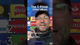 Jurgen Klopp top 5 interviews [upl. by Dyan]