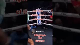 MMagsayo VS GRussell hashtags sports boxing followers highlights [upl. by Llednav672]