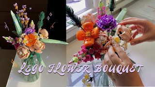 LEGO FLOWER BOUQUET 💐 unboxing  building process [upl. by Catlaina746]