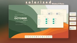 Solarized Theme For Windows 11  s o l a r i z e d  VIN STAR [upl. by Nadiya]