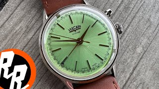 Vulcain Cricket President 39 mm  Pistachio Green [upl. by Seuqram90]