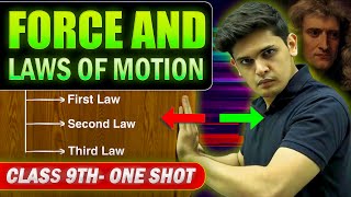 Force and Laws of Motion Complete Chapter🔥 CLASS 9th Science NCERT covered  Prashant Kirad [upl. by Hawkins]