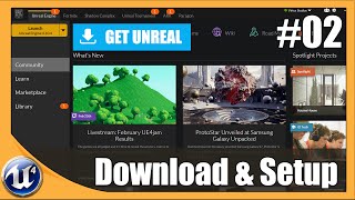 Download amp Install  2 Unreal Engine 4 Beginner Tutorial Series [upl. by Eki]