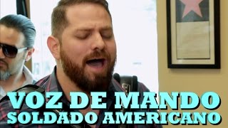 VOZ DE MANDO  SOLDADO AMERICANO Versión Pepes Office [upl. by Thurlough]