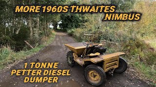 More Vintage 1960s Thwaites Nimbus 1 Tonne Petter PH1 Diesel Dumper [upl. by Xino]