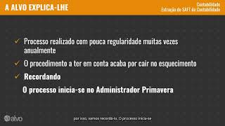 Alvo Explica  Extração do SAFT da Contabilidade [upl. by Oirramed]