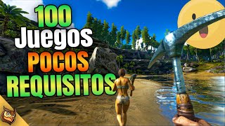 🔥 SUPER Top 100 🚀 JUEGOS para PC de POCOS REQUISITOS sin tarjeta grafica 🤯  juegos BAJOS RECURSOS [upl. by Bamberger129]