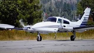 Cessna 310  Taxi Line Up amp Take Off [upl. by Dwan688]