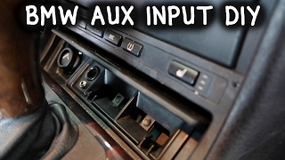 How To Install An Aux Input On BMW E46 [upl. by Aihsenal552]