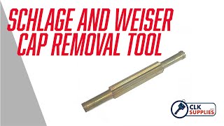 Schlage and Weiser Cap Removal Tool CLKSUPPLIEScom [upl. by Darill321]