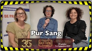 Pur Sang en interview au Festival Guitare Issoudun 2024 [upl. by Ajiram]