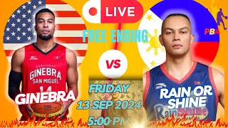 Ginebra vs Rain or Shine PBA Live Play by Play  Ginebralive RanorShinelive GSMvsROSliveupdate [upl. by Lunna893]