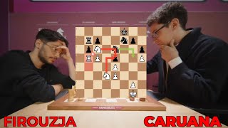 ALIREZA VS CARUANA  World Blitz Chess [upl. by Adiaroz]