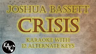 Crisis Karaoke  Joshua Bassett Instrumental Lower Higher Female Original Key [upl. by Norvall]