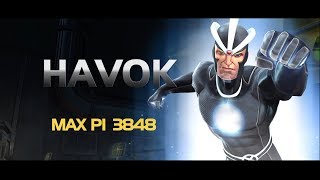 Havok Special Moves  Marvel Contest of Champions [upl. by Ellehcam]