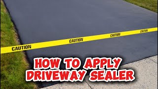 How To Apply Ashpalt Driveway Sealer For Best Result I Step By Step Process [upl. by Anen34]