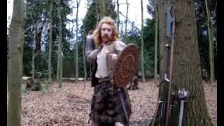 Scottish Clan Warrior Kilt and Weapon Demo [upl. by Hamon382]