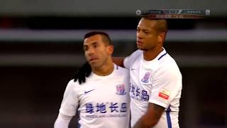 Fredy Guarin Goal  Liaoning Whowin 1X3 Shanghai Shenhua FC  CSL 04112017 [upl. by Natsirk289]