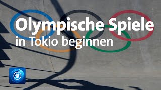 Olympische Spiele in Tokio beginnen [upl. by Aronas]