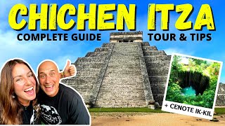 CHICHEN ITZA MEXICO  Tour amp Guide  CENOTE IkKil 🔥 MUST WATCH [upl. by Boaten]