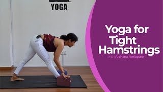 Yoga for tight hamstrings Yoga from Home [upl. by Nerraf]