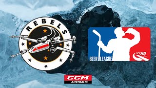 Rebels vs Dumbledores Army  Div 8  21th April  IceHQ Beer League ice hockey [upl. by Je577]