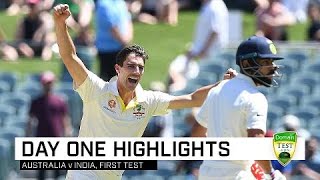 Cummins Khawaja lead Aussie charge  First Domain Test [upl. by Paley]