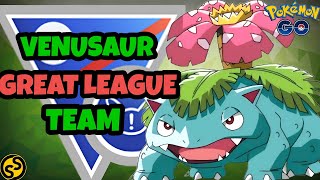 VENUSAUR TEAM IS ALWAYS STRONG IN GREAT LEAGUE POKEMON GO BATTLE LEAGUE [upl. by Belva]