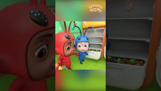 The Ants Go Marching  Part 1  One by One Marching  Nursery Rhymes amp Kids Songs  Happy Tots [upl. by Yevreh]