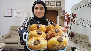 Donuts with Chocolate Filling  Craving kaise Mitayi 11 Baje Raat ko 😁 [upl. by Stanly191]