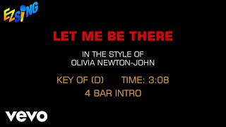 Olivia Newton John  Let Me Be There Karaoke [upl. by Chrissie]