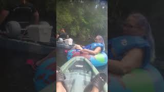 Alligator Attack Ginnie Springs Florida [upl. by Fanchie92]