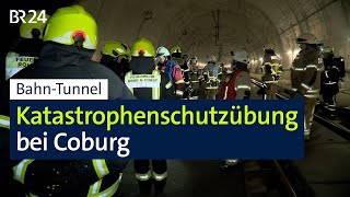 BahnTunnel Katastrophenschutzübung bei Coburg  BR24 [upl. by Eltsyrk356]