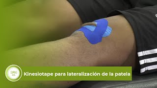 Kinesiotape para lateralización de la patela [upl. by Specht]