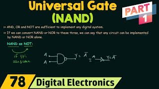 NAND Gate as Universal Gate Part 1 [upl. by Ymmot]