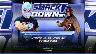 WWE2K23 Myzteziz jr vs Pentagon jr [upl. by Anilys]