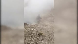 Man facing multiple charges for sitting on Old Faithful geyser in Yellowstone National Park [upl. by Maroj458]