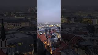 Riga rooftops Latvian capital city [upl. by Arraeic883]