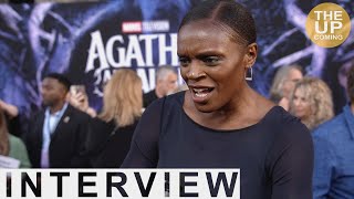 Okwui Okpokwasili interview Agatha All Along at Hollywood premiere [upl. by Goldia672]