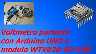 Modulo WTV020SD16P  Tester parlante con Arduino [upl. by Nyla273]