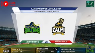 PSL LIVE Multan Sultans v Peshawar Zalmi Headtohead  PSL Live On Saydigital Gamers [upl. by Sukcirdor105]