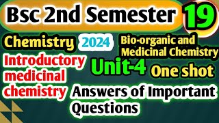 Bsc 2nd Semester Chemistry Unit4 Most Important Questions with Answers yourbscguide bsc chemistry [upl. by Appel]