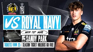 Exeter Chiefs Vs Royal Navy Friendly Fixture [upl. by Theta98]